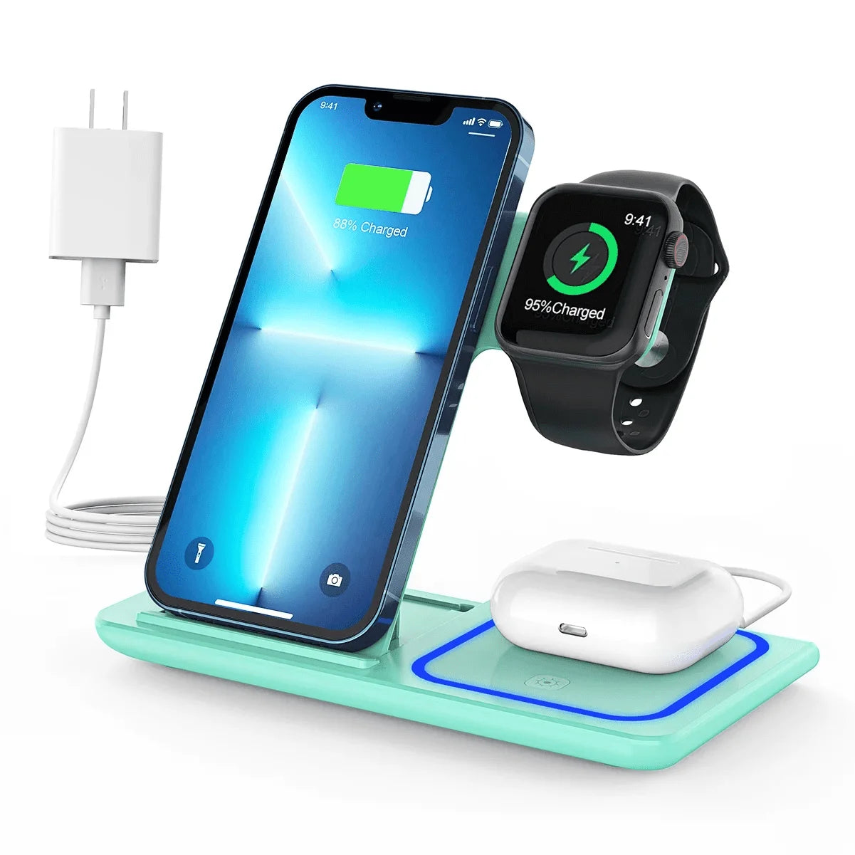 Wireless Charger, 3 in 1 