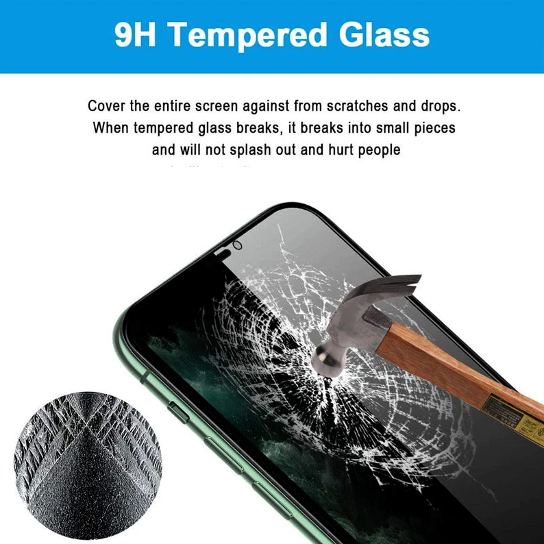 Privacy Screen Protector Tempered Glass for Iphone 15 14 13 12 11 Pro XR 8 7