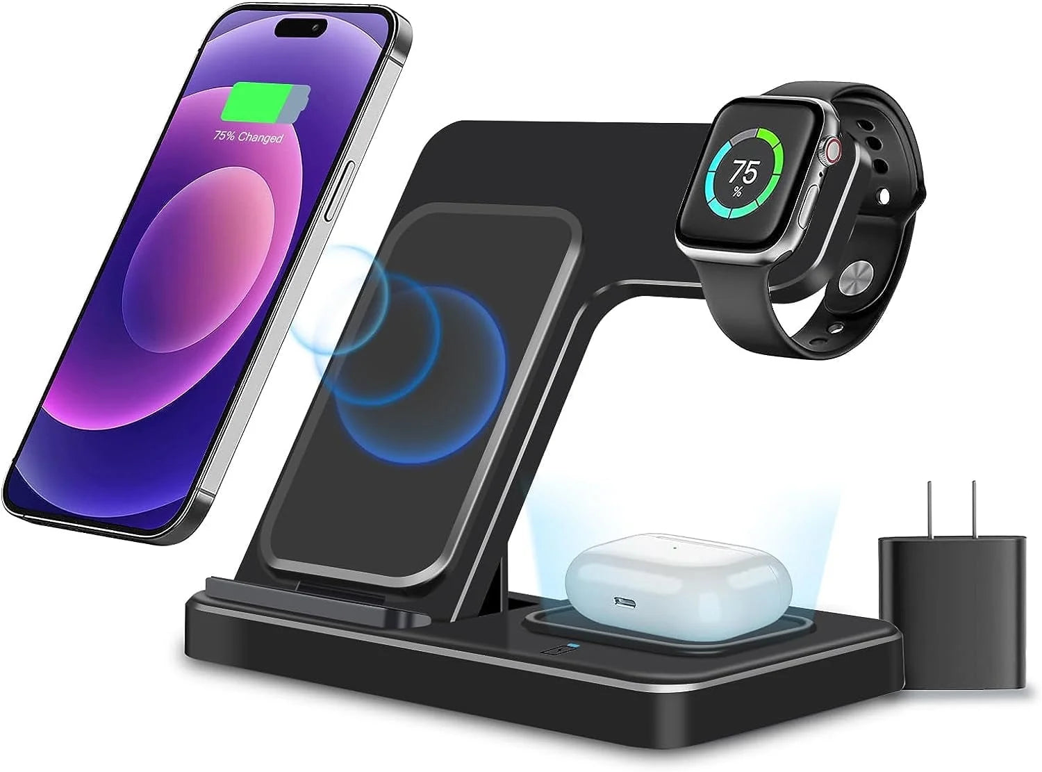 3 in 1 Wireless Charging Station