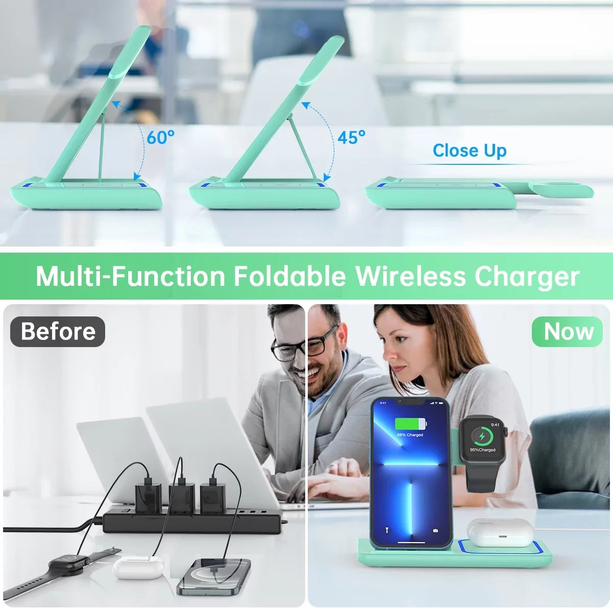 Wireless Charger, 3 in 1 